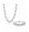 Cultured Freshwater Crystal Necklace Bracelet