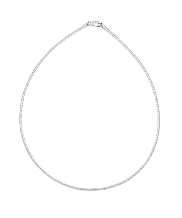 Sterling Silver 2 5mm Omega Chain