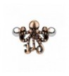 BodyJ4You Steampunk Goldtone Cartilage Piercing