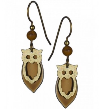 Gold tone Copper tone Earrings Silver Forest
