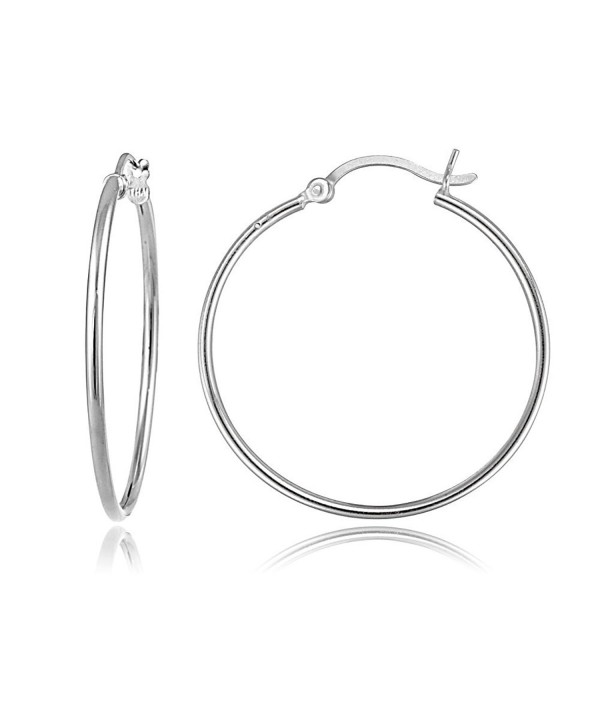 Sterling Silver 1 5mm Polished Earrings