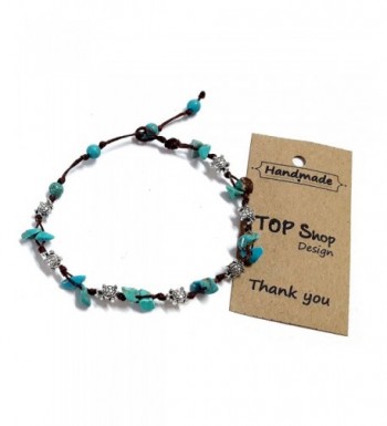 Turtle Turquoise Anklet Bracelet cm Handmade