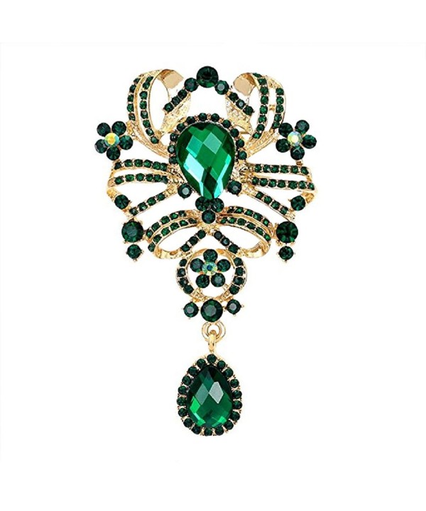 SANWOOD Rhinestone Pendent Banquet Peacock