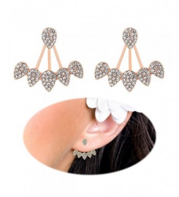 Crawler Earrings Climber Chandelier Rhinestone