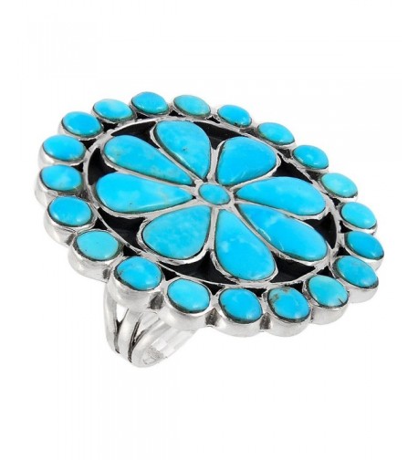 Sterling Silver Genuine Turquoise Sizes