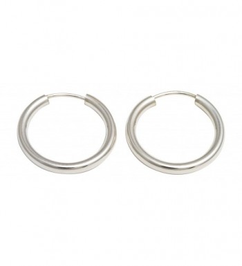 Sterling Silver Continuous Endless Earrings