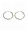 Sterling Silver Continuous Endless Earrings