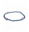 Ha Crystal Mixed Anklet Montana