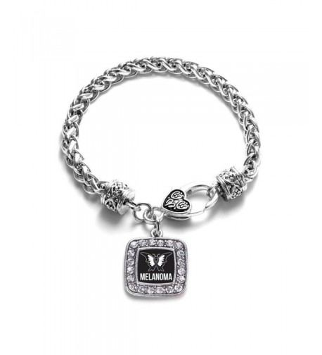 Melanoma Awareness Classic Silver Bracelet