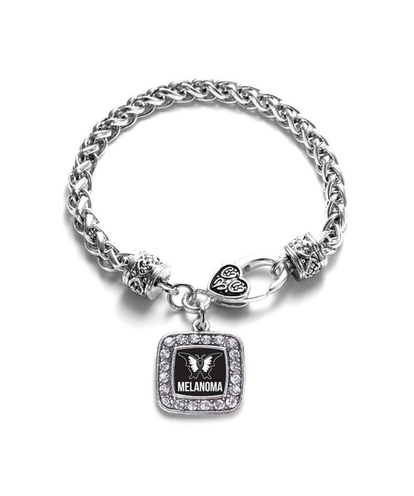 Melanoma Awareness Classic Silver Bracelet