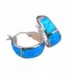 Silver Stamped Earrings Jewelry OE061