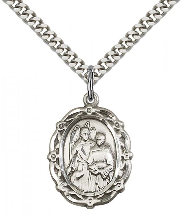 Sterling Raphael Archangel Pendant Stainless