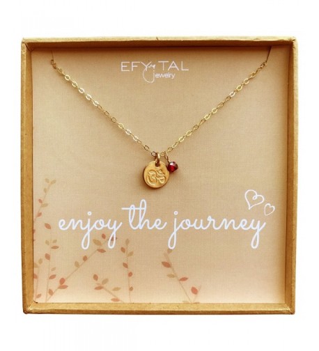 Filled Necklace Journey Dainty Pendant