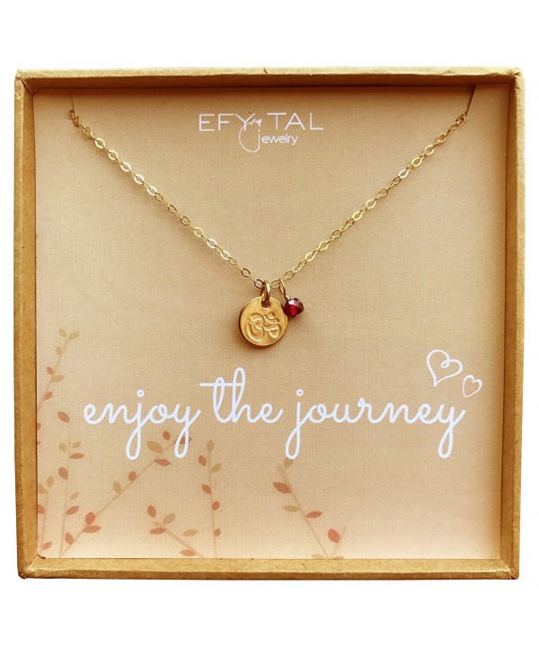 Filled Necklace Journey Dainty Pendant