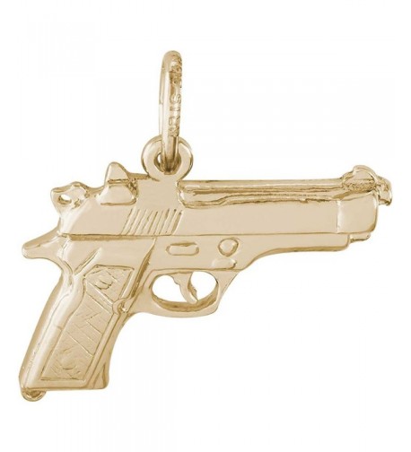 Rembrandt Charms Pistol Plated Silver