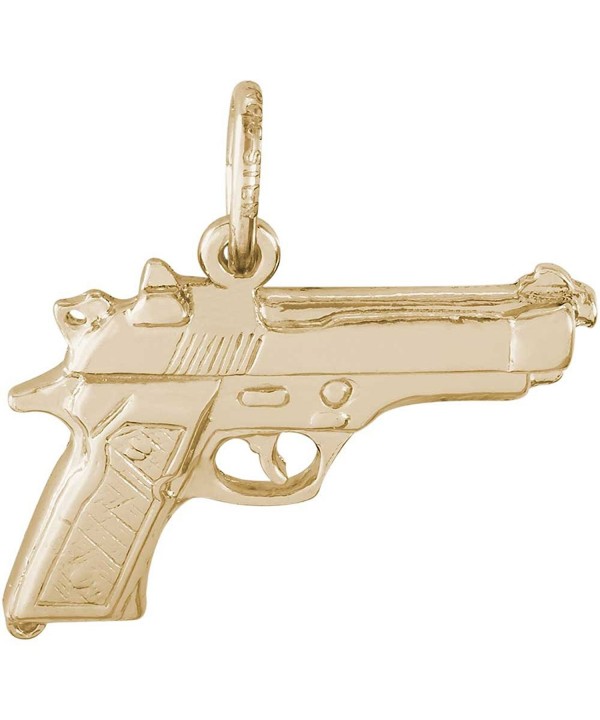 Rembrandt Charms Pistol Plated Silver
