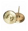 9mm Stud Earrings Gold Plated