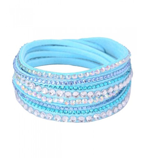 Eyourlife Wristband Rhinestone Multilayer Bracelet