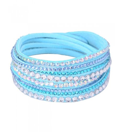 Eyourlife Wristband Rhinestone Multilayer Bracelet