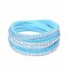 Eyourlife Wristband Rhinestone Multilayer Bracelet