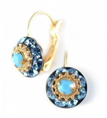 Clara Beau swarovski LeverBack earrings