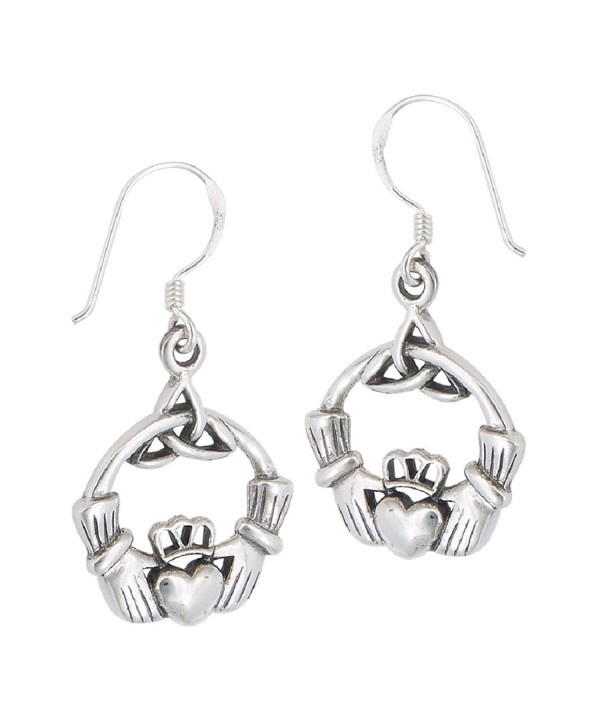 Sterling Friendship Loyalty Claddagh Earrings