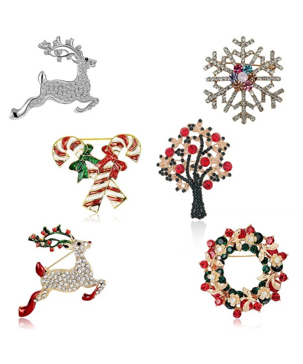 Christmas Brooch Pin Set Women