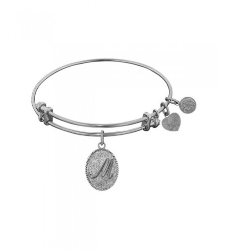 Non Antique Stipple Initial Angelica Bracelet