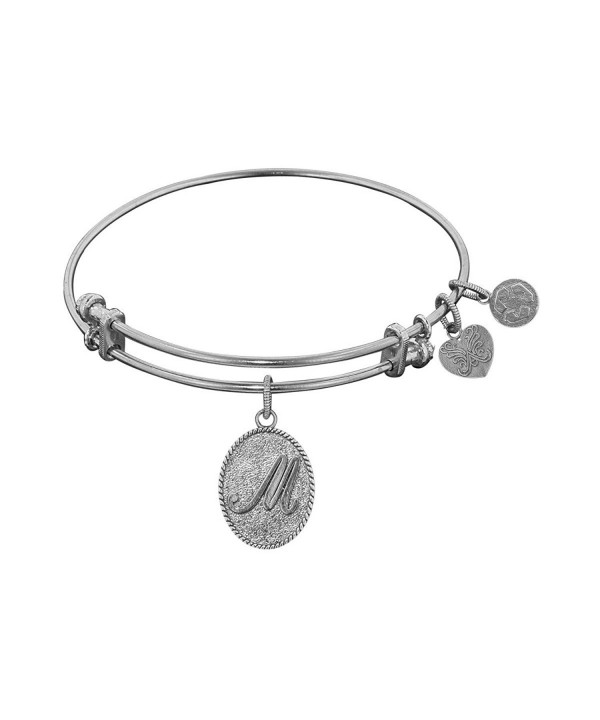 Non Antique Stipple Initial Angelica Bracelet