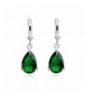 Teardrops Earrings Simulated Zirconia Crystals18