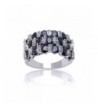 Delicin Jewelry Rhodium Plated Zirconia