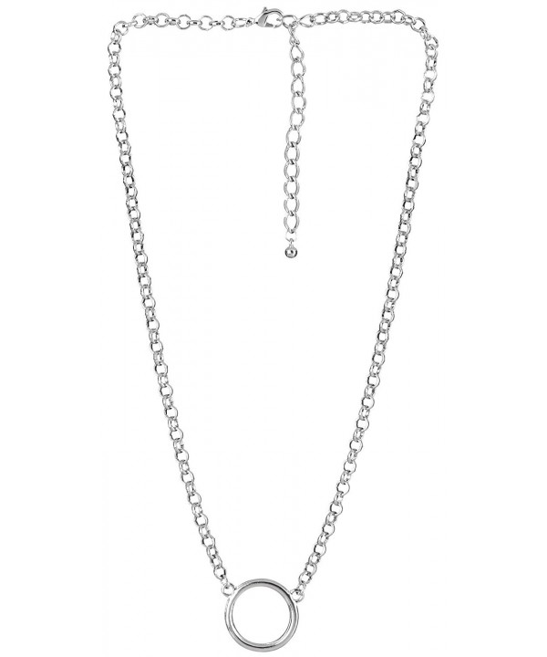 Wearable Art Silver Necklace Silvertone