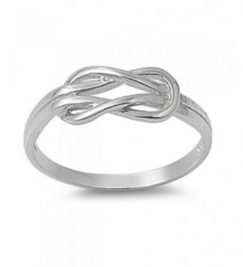 Sterling Silver Infinity Promise Knot