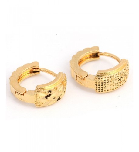 Gold Plated Simple Design Earrings