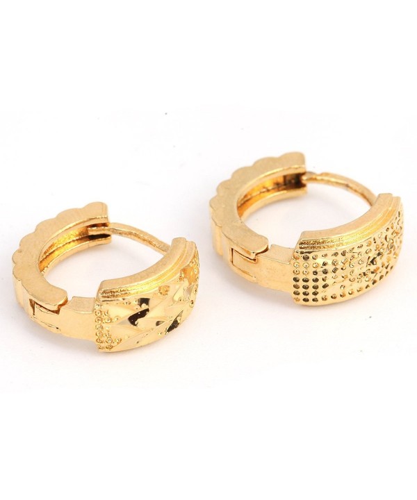 Gold Plated Simple Design Earrings