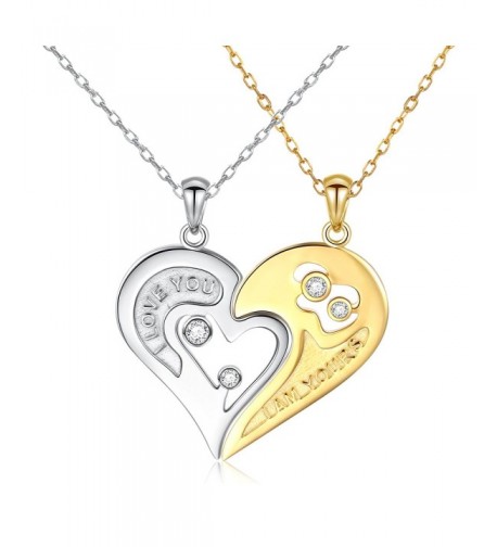 DAOCHONG Sterling Silver Couple Necklace