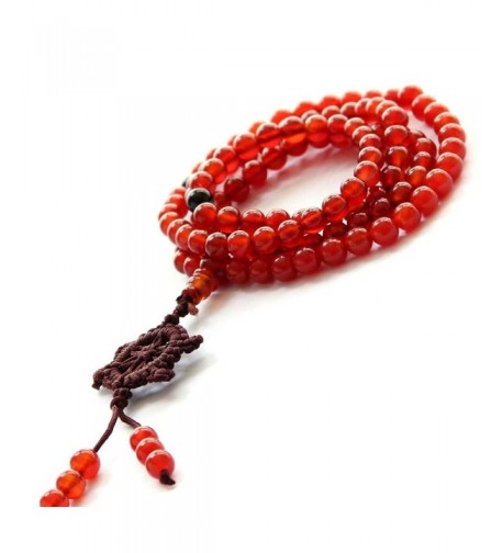 Agate Beads Buddhist Prayer Necklace