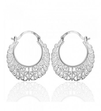 Cos2be Silver Plated Earrings Hollow silver