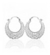 Cos2be Silver Plated Earrings Hollow silver