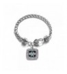 Ovarian Awareness Classic Silver Bracelet