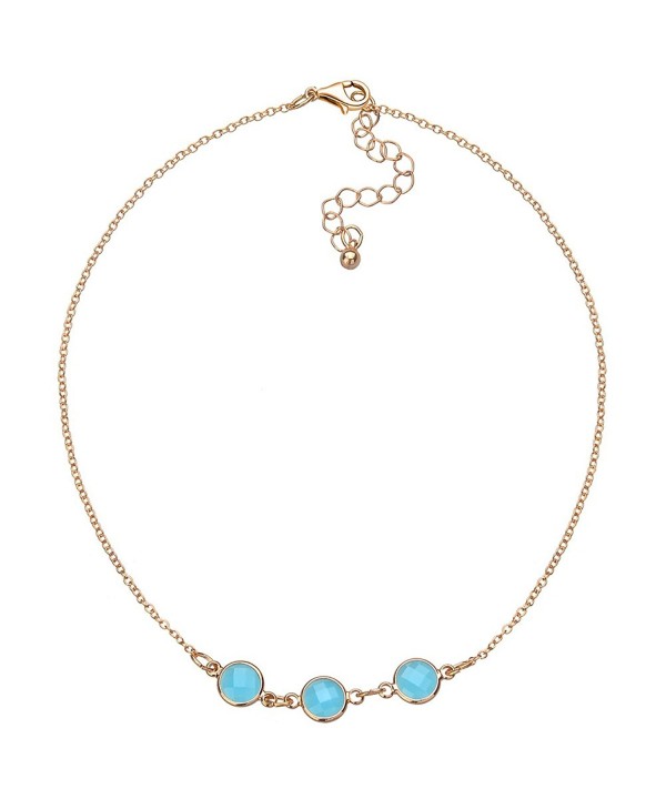 Monily Synthesis Turquoise Necklace Jewellery