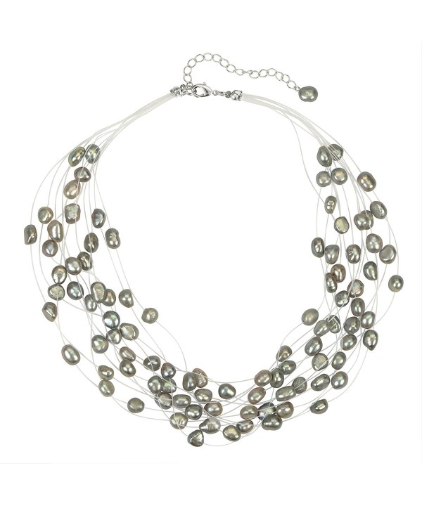 Regalia Freshwater Cultured Floating Necklace