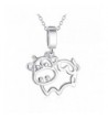 Sterling Silver Animal Pendant Necklace