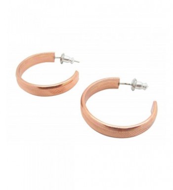 Copper Hoop Earrings CE097 diameter