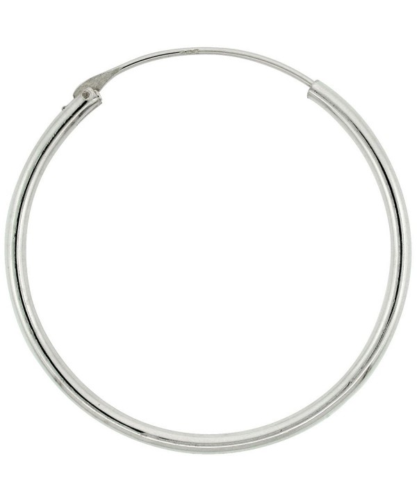 Sterling Silver Endless Earrings round Sterling Silver Endless Earrings round