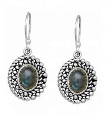 Labradorite Dangle Sterling Earrings Jewelry