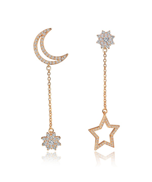 Platinum Zirconia Earings Wedding Jewelry