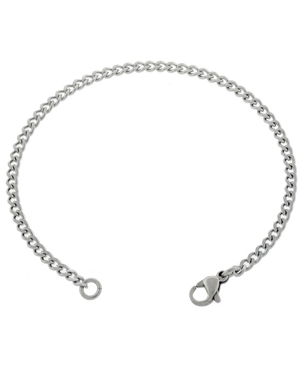 Womens Stainless Steel Anklet Inches