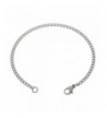 Womens Stainless Steel Anklet Inches