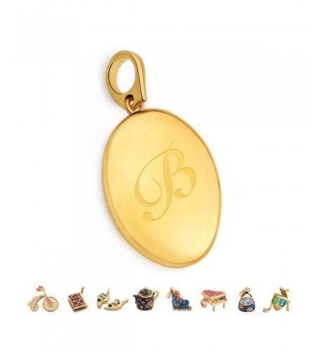 Letter Plated Alphabet Initial Locket